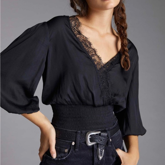 Anthropologie Dolan Top in Burnt Sienna - Picture 3 of 10